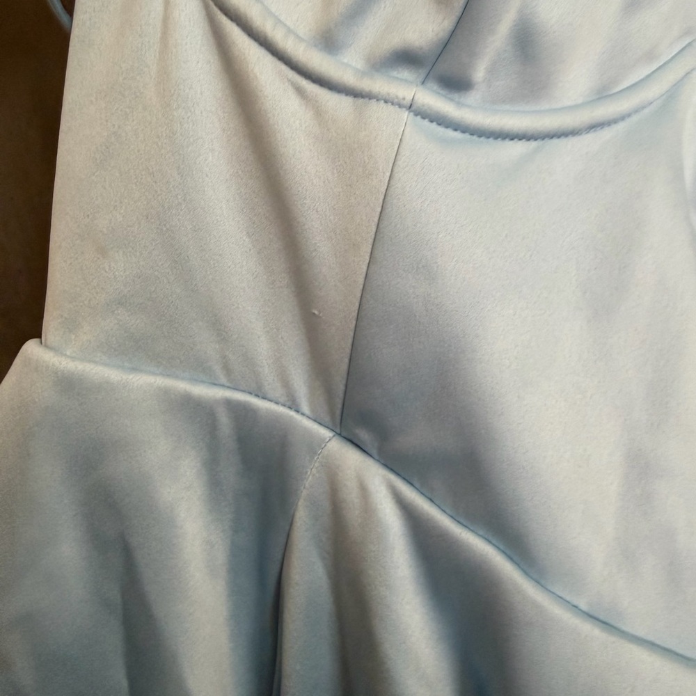 House of CB Mademoiselle Cinderella Blue Tulle Midi Dress Large - Picture 9 of 9
